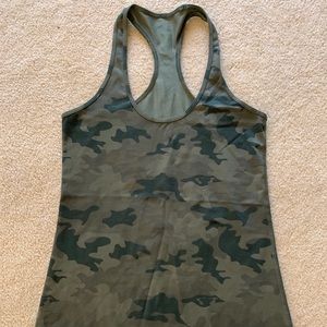 Lululemon camo racer back tank